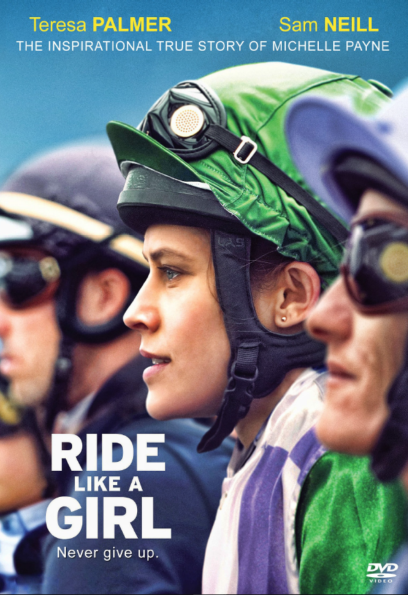 DVD cover of "Ride Like A Girl" movie featuring Teresa Palmer and Sam Neill, from Rare and Collectible DVDs.