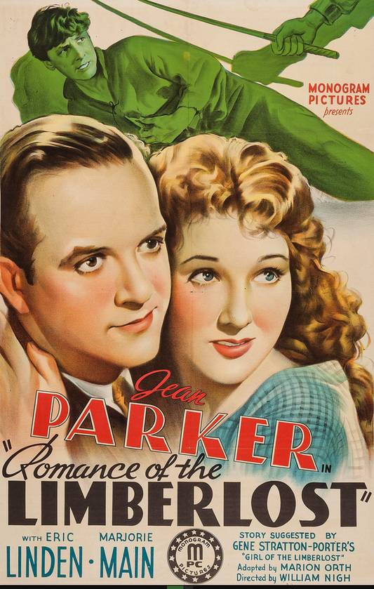 DVD of Romance of the Limberlost drama featuring Jean Parker and Eric Linden, from rareandcollectibledvds.