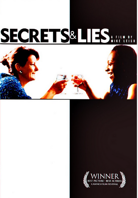 Secrets & Lies DVD, a comedy-drama movie from Rare and Collectible DVDs, featuring a cover image of the film's artwork.