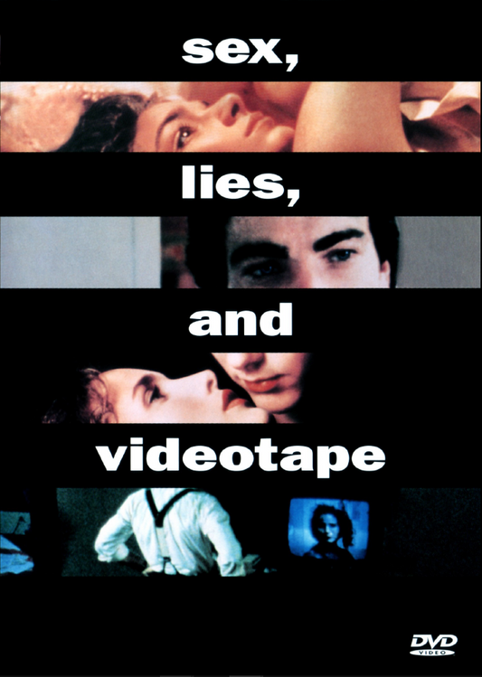 DVD cover of "Sex, Lies, and Videotape" drama starring James Spader and Andie MacDowell, from Rare and Collectible DVDs.
