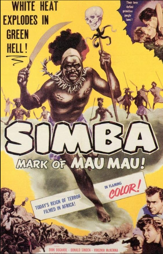 Simba DVD drama featuring Dirk Bogarde and Virginia McKenna from Rare and Collectible DVDs, showing the movie cover.