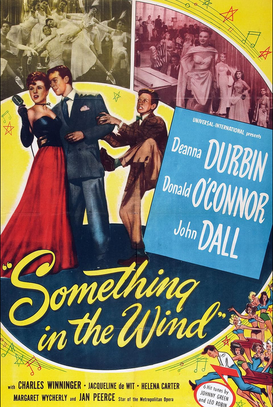 DVD of the musical "Something In The Wind" featuring Harry Kurnitz and William Bowers, from rareandcollectibledvds.