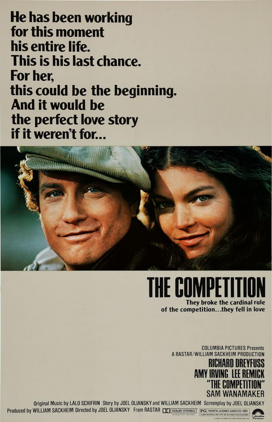 The Competition DVD featuring Richard Dreyfuss and Amy Irving, drama movie in the Movies and DVDs collection.