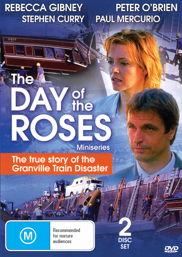 DVD cover of "The Day Of The Roses" drama featuring Cormac Costello and Stephen Curry, from rareandcollectibledvds.