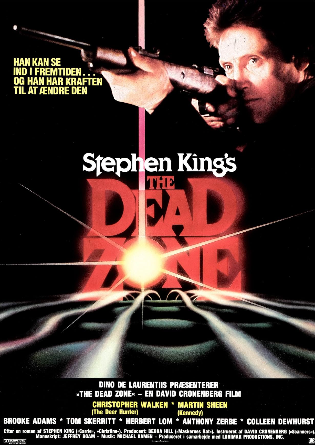 The Dead Zone DVD featuring Christopher Walken in a thriller movie, with Brooke Adams, from rareandcollectibledvds.