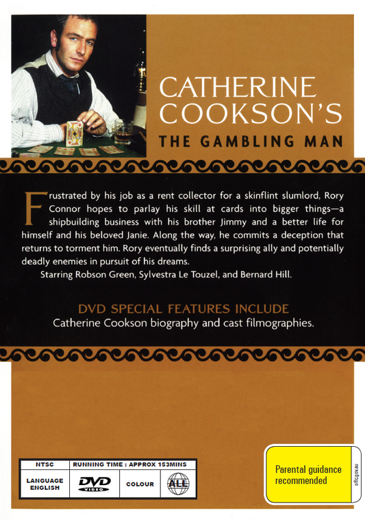 The Gambling Man DVD featuring Robson Green and Bernard Hill, drama movie from Rare and Collectible DVDs.