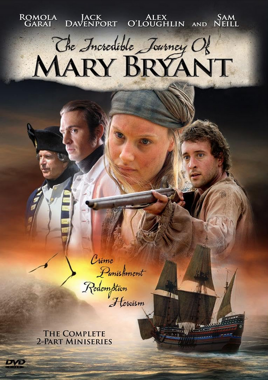DVD cover of The Incredible Journey of Mary Bryant drama featuring Romola Garai and Jack Davenport, from Rare and Collectible DVDs.