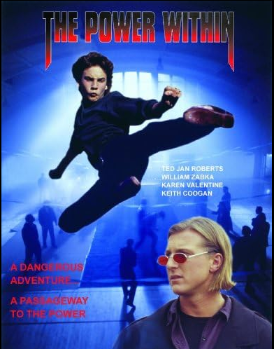 DVD cover of The Power Within action movie featuring Ted Jan Roberts and Karen Valentine, from rareandcollectibledvds.