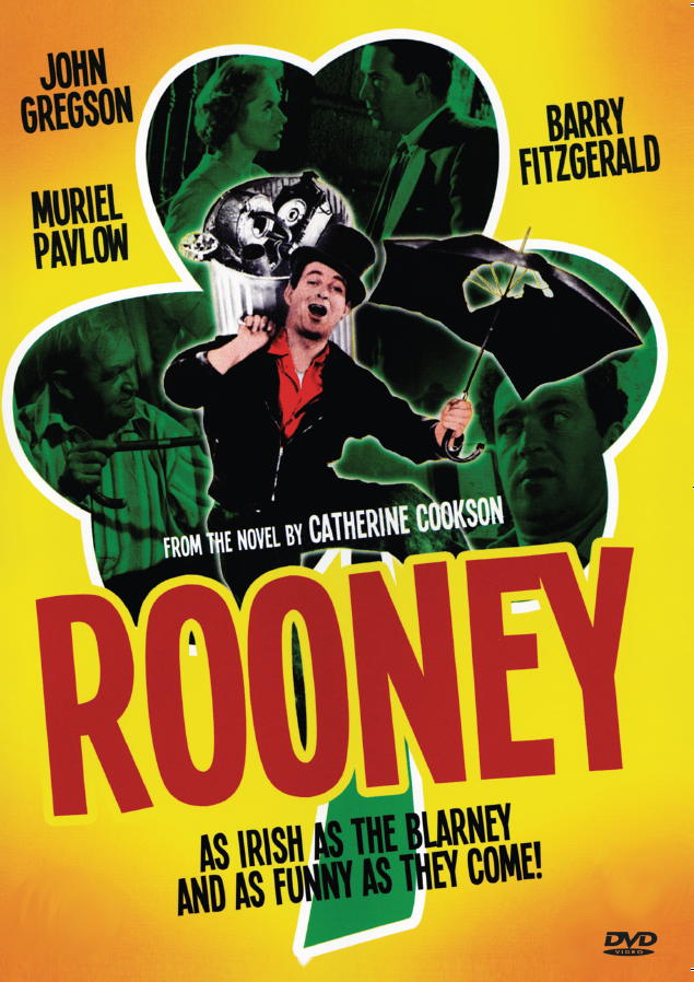 The Rooney DVD comedy featuring John Gregson and Muriel Pavlow, showing the movie cover with title and cast images.