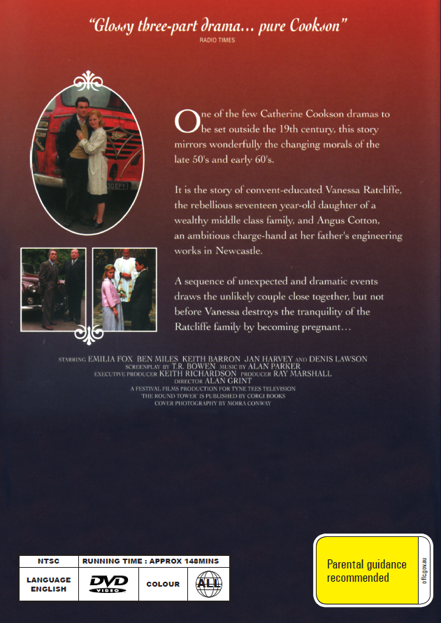 DVD cover of "The Round Tower" romance movie featuring Emilia Fox and Ben Miles, from rareandcollectibledvds.