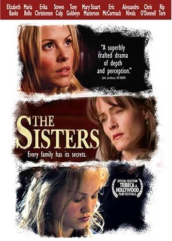 The Sisters DVD drama featuring Elizabeth Banks and Maria Bello, showing the movie cover with title and cast images.