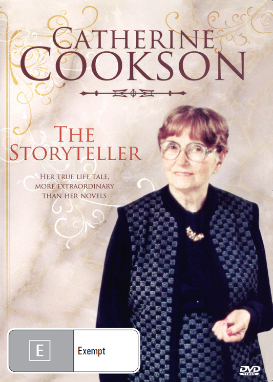 The Storyteller DVD documentary by Catherine Cookson, showing the DVD case with cover art and title in a movie and DVD category.
