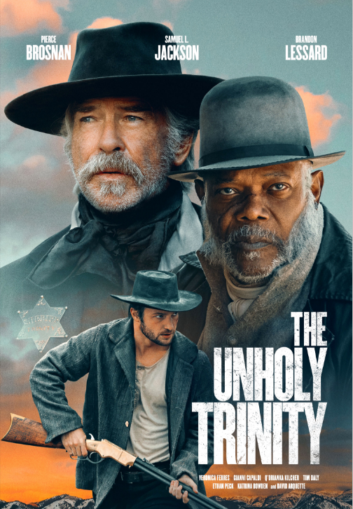 The Unholy Trinity DVD featuring Pierce Brosnan and Samuel L. Jackson, Western movie, collectible film from Rare and Collectible DVDs