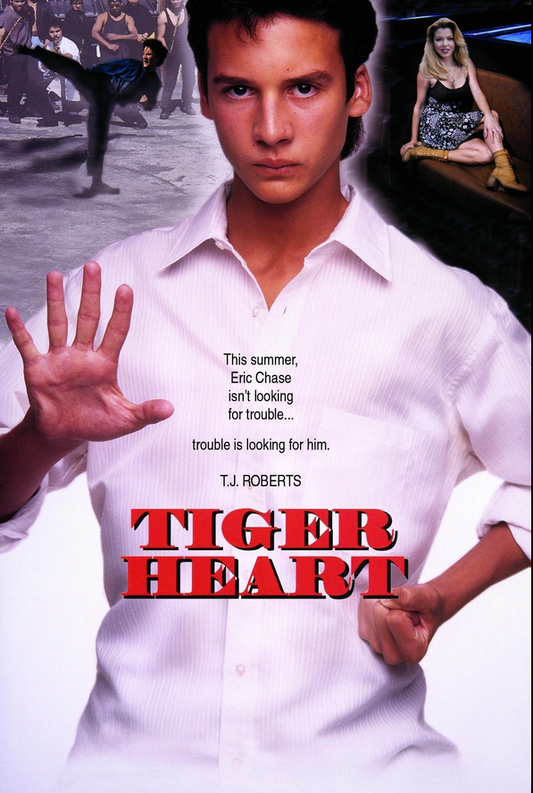 Tiger Heart DVD comedy with Ted Jan Roberts and Carol Potter, featuring a colorful movie cover with actors and title.