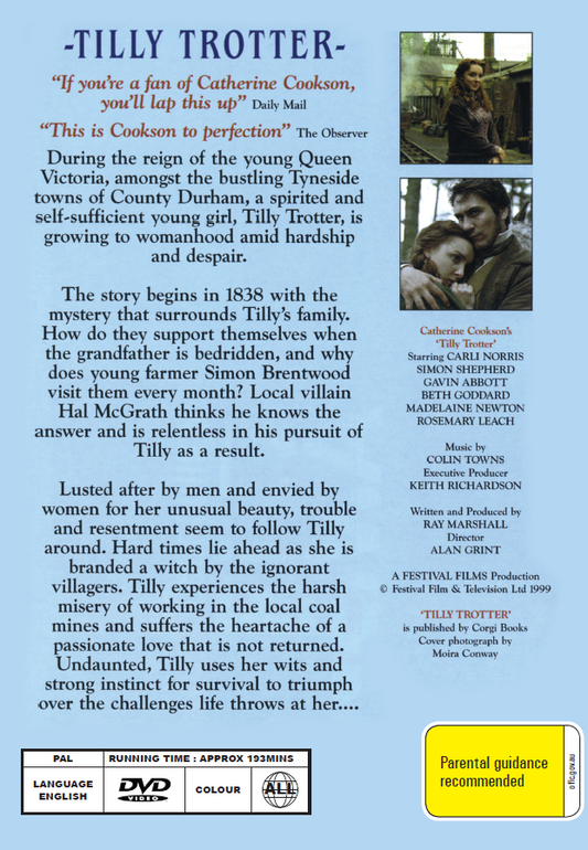 Tilly Trotter DVD featuring Carli Norris and Simon Shepherd, a movie from Rare and Collectible DVDs collection.