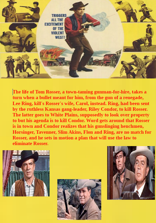 Town Tamer DVD featuring Western movie with Dana Andrews and Terry Moore, from rareandcollectibledvds.
