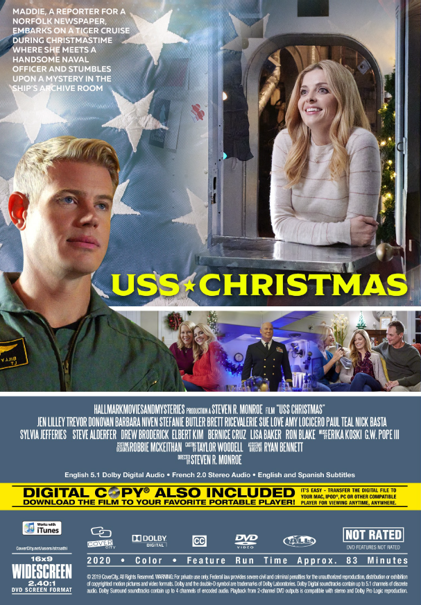 USS Christmas DVD featuring romance with Jen Lilley and Trevor Donovan from rareandcollectibledvds, a movie in the movies and DVDs category.