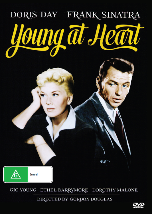 Young At Heart DVD featuring Frank Sinatra and Doris Day, classic drama movie from RareAndCollectibleDVDs.