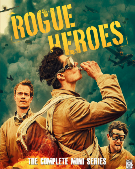 SAS Rogue Heroes DVD featuring action scenes with Connor Swindells and Jack O'Connell from the movies & DVDs collection.