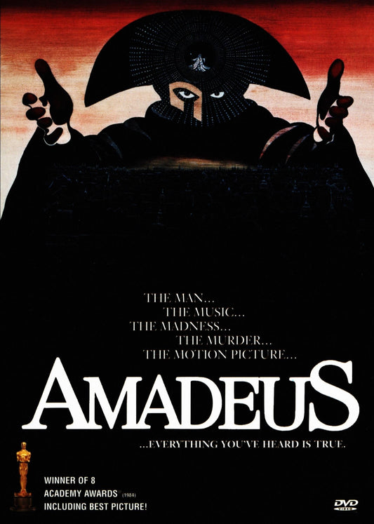 Amadeus DVD featuring F. Murray Abraham and Tom Hulce, a biography movie from the rareandcollectibledvds collection.