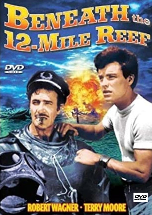 DVD of Beneath the 12-Mile Reef drama movie featuring Robert Wagner and Terry Moore, from rareandcollectibledvds.