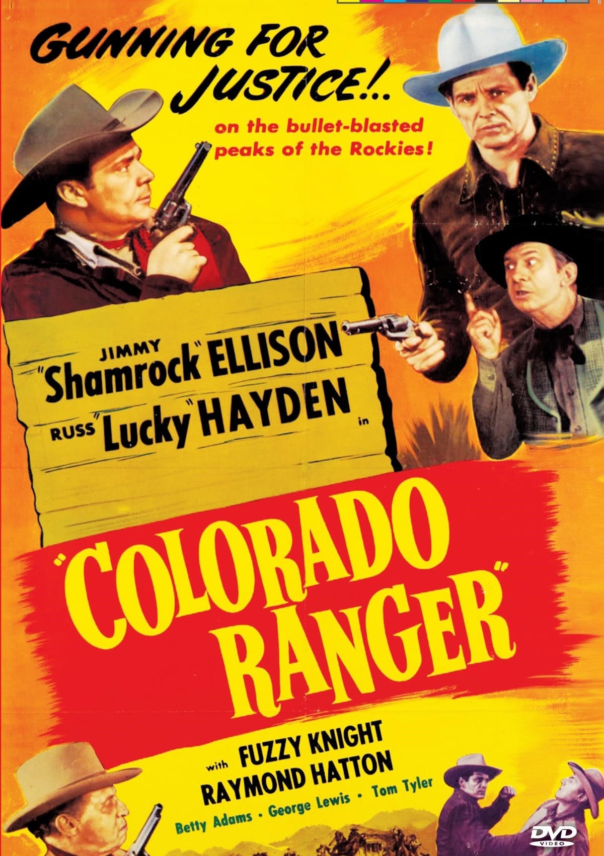 Colorado Ranger Western DVD featuring James Ellison and Russell Hayden, classic movie from Rare and Collectible DVDs.