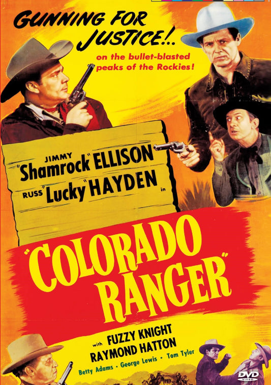 Colorado Ranger Western DVD featuring James Ellison and Russell Hayden, classic movie from Rare and Collectible DVDs.