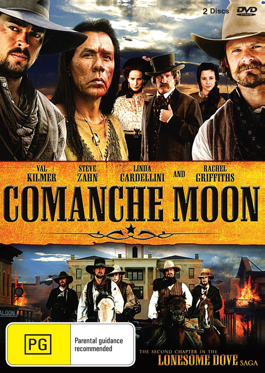 Comanche Moon 2-disc DVD drama featuring Steve Zahn and Ryan Merriman, part of Movies & DVDs collection.