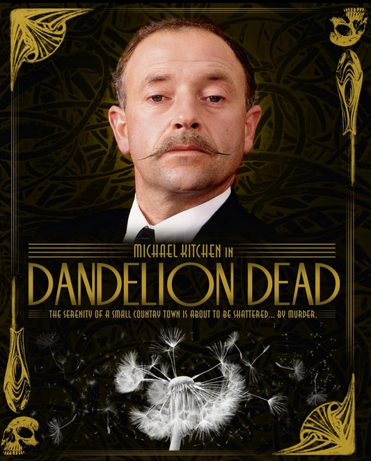Dandelion Dead DVD featuring drama with Michael Kitchen and Sarah Miles, image of the movie cover from Rare and Collectible DVDs
