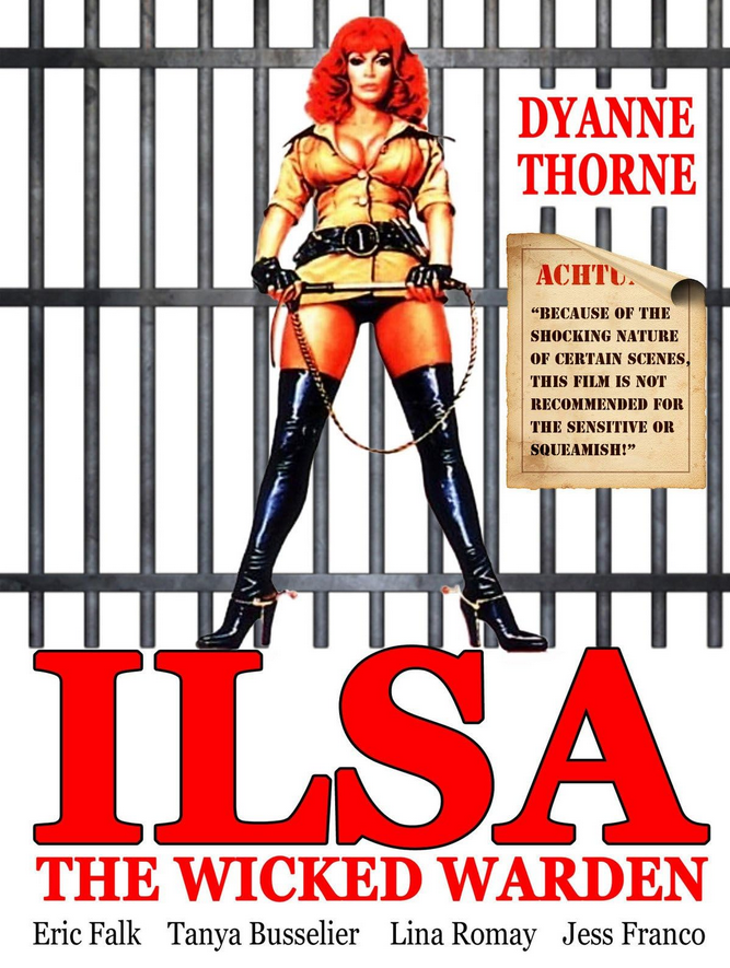 DVD cover of Ilsa the Wicked Warden horror movie featuring Dyanne Thorne and Lina Romay, from Rare and Collectible DVDs.