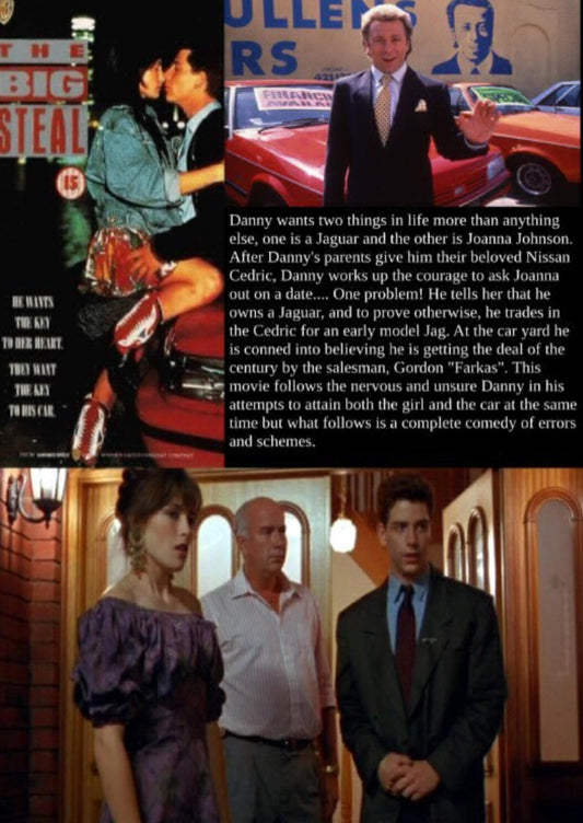 The Big Steal DVD, comedy movie featuring Ben Mendelsohn and Claudia Karvan, from Rare and Collectible DVDs collection.