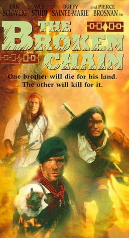 The Broken Chain DVD featuring American Indian actor Eric Schweig, set during the War of Independence.