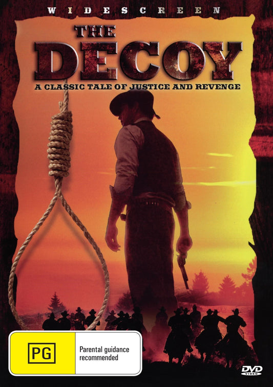 Western DVD titled The Decoy featuring Justin Kreinbrink and Howard Allen, from rareandcollectibledvds collection.