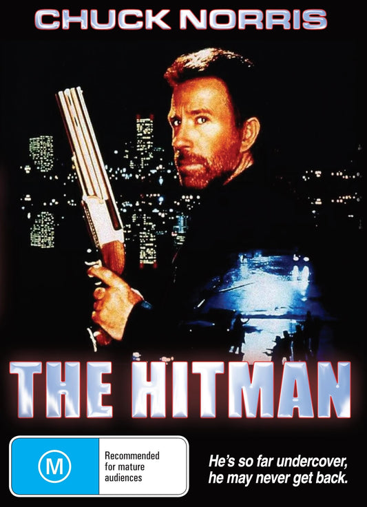 The Hitman DVD featuring crime genre with Chuck Norris and Michael Parks, displayed with cover art and title.