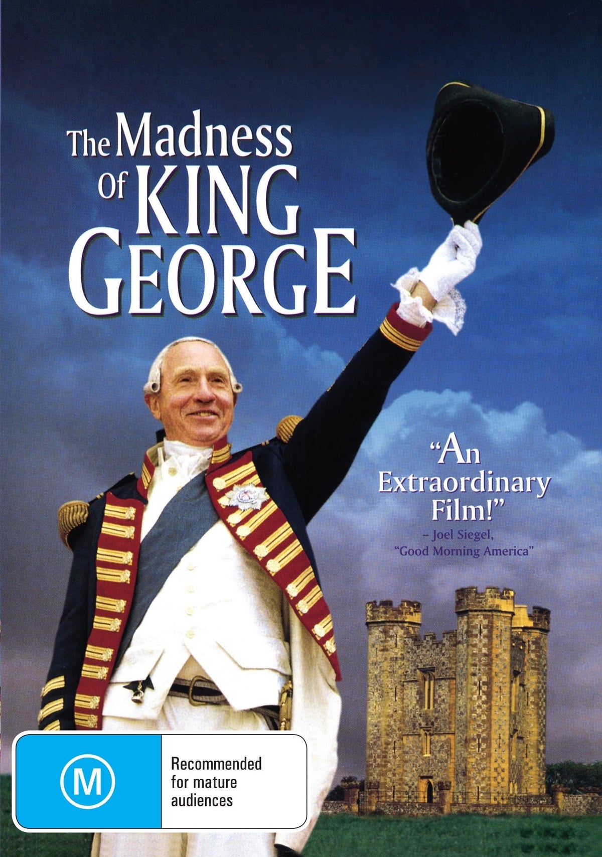 DVD cover of The Madness of King George featuring Nigel Hawthorne and Helen Mirren, from the Movies & DVDs collection.