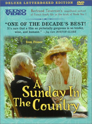 DVD cover of "A Sunday In The Country" drama featuring Louis Ducreux and Michel Aumont, from RareAndCollectibleDVDs.