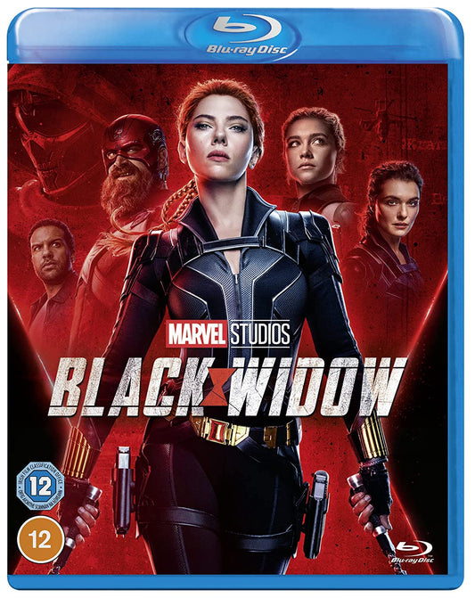 Black Widow DVD featuring Scarlett Johansson and Florence Pugh, action movie with black widow character, from rareandcollectibledvds