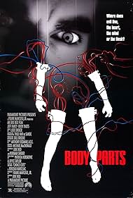 Body Parts on DVD horror movie featuring Jeff Fahey and Lindsay Duncan, shown in a case with cover art and title.