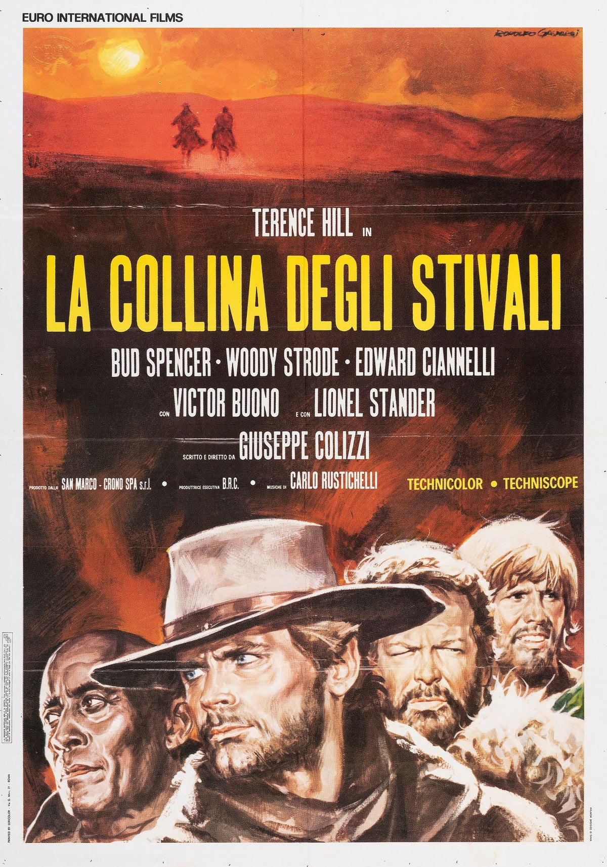 Western DVD Boot Hill featuring Terence Hill and Bud Spencer, action-packed movie starring iconic actors.