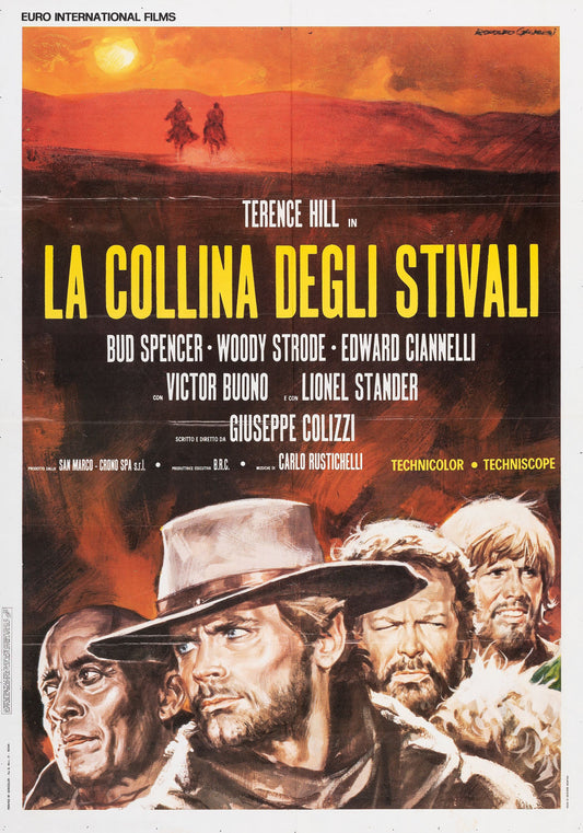 Western DVD Boot Hill featuring Terence Hill and Bud Spencer, action-packed movie starring iconic actors.