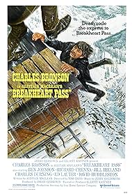 DVD of Breakheart Pass drama featuring Charles Bronson and Ben Johnson, displayed with cover art and spine visible.