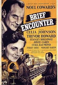 DVD of the drama "Brief Encounter" featuring Celia Johnson and Trevor Howard, with cover art showing the film title and main actors.