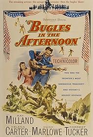 DVD cover of "Bugles in the Afternoon" drama featuring Ray Milland and Helena Carter, from rareandcollectibledvds.
