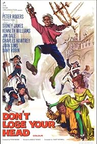 DVD of Carry On Don't Lose Your Head featuring Sidney James and Kenneth Williams, action comedy with vintage film style.