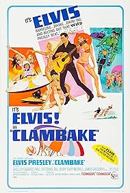 DVD cover image of "Clambake" comedy featuring Elvis Presley and Shelley Fabares, from rareandcollectibledvds collection.