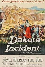 DVD cover of "Dakota Incident" drama featuring Linda Darnell and Dale Robertson, from Rare and Collectible DVDs.