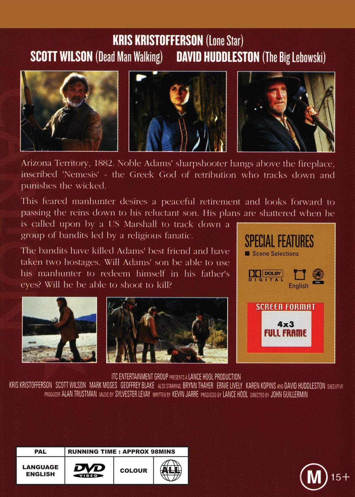 Dead or Alive DVD, Western film featuring Kris Kristofferson and Scott Wilson, collectible vintage DVD in excellent condition.
