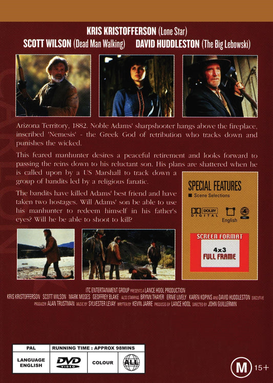 Dead or Alive DVD, Western film featuring Kris Kristofferson and Scott Wilson, collectible vintage DVD in excellent condition.