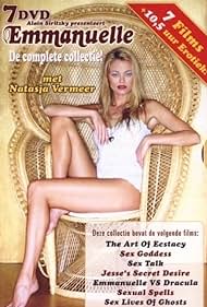 DVD cover of Emmannuelle The Private Collection: Sex Goddess with Natasja Vermeer and Tais Ferrari, featuring fantasy scenes.