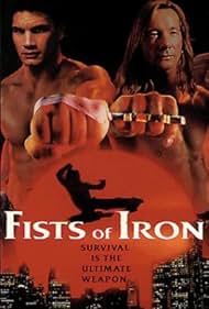 DVD cover of Fists of Iron featuring Michael Worth and Jenilee Harrison, action film from RareAndCollectibleDVDs.